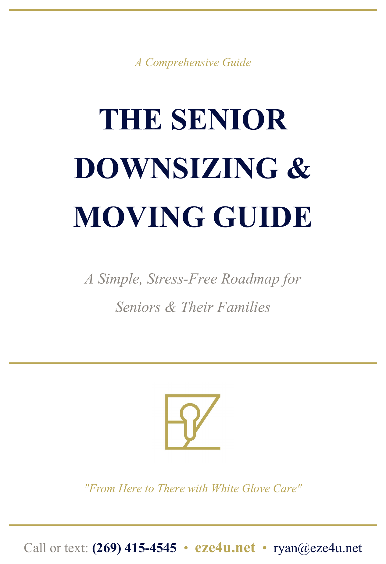 Cover of The Senior Downsizing & Moving Guide by EZE